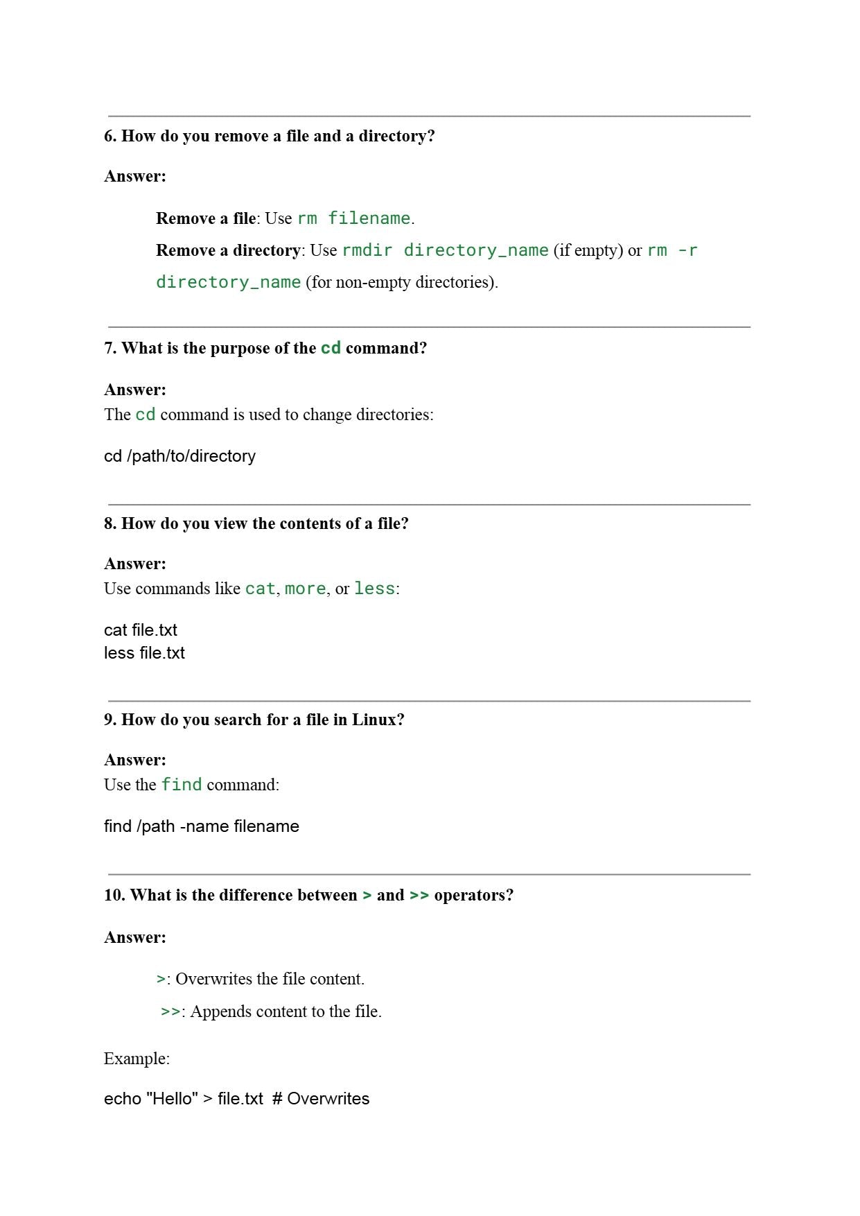 Shell (Linux) Mastery