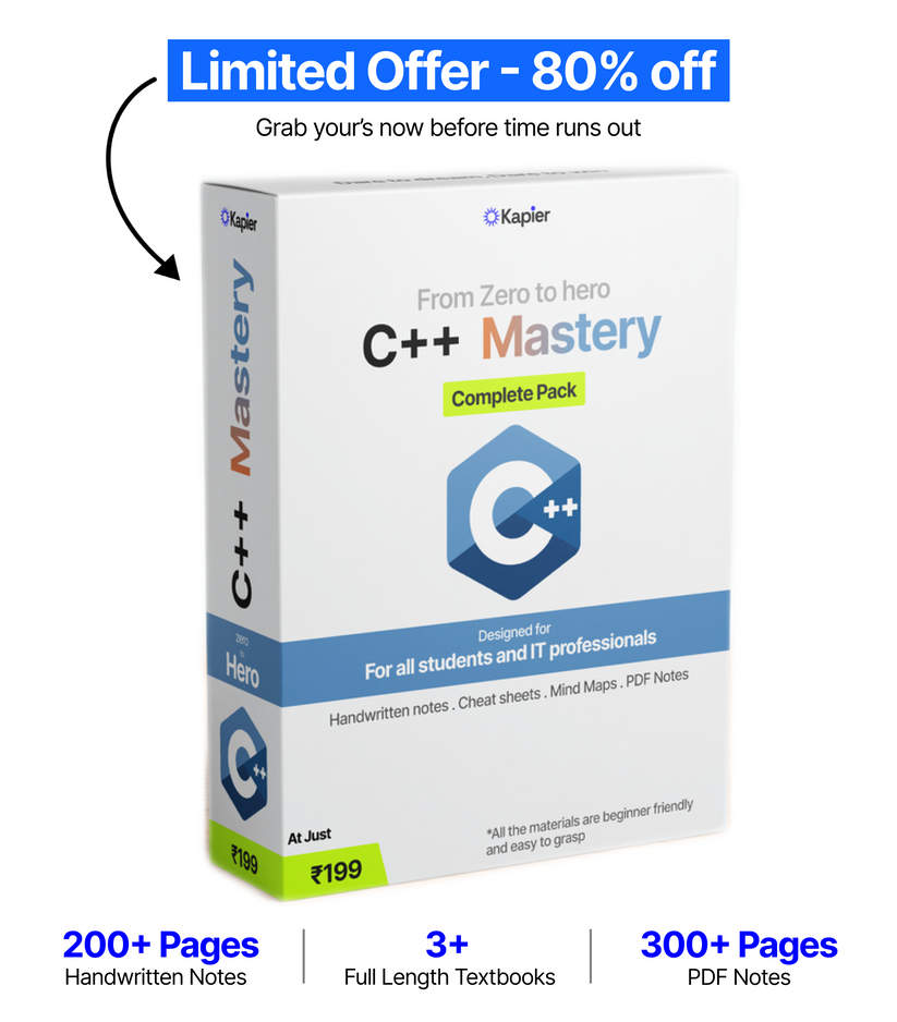 C++ Mastery – Kapier