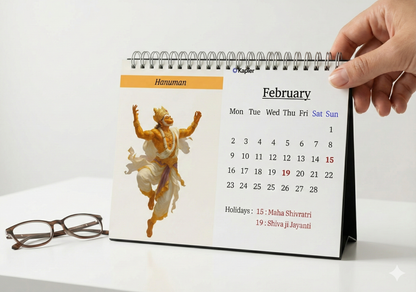 Hindu Gods - Calendar 2026