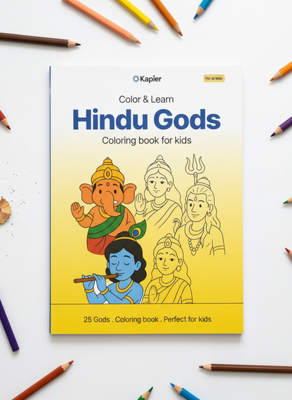 Coloring Book - Hindu Gods