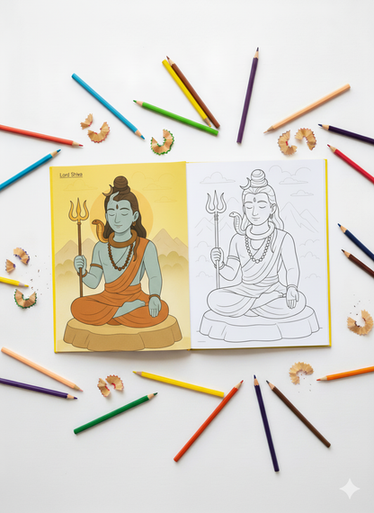 Coloring Book - Hindu Gods