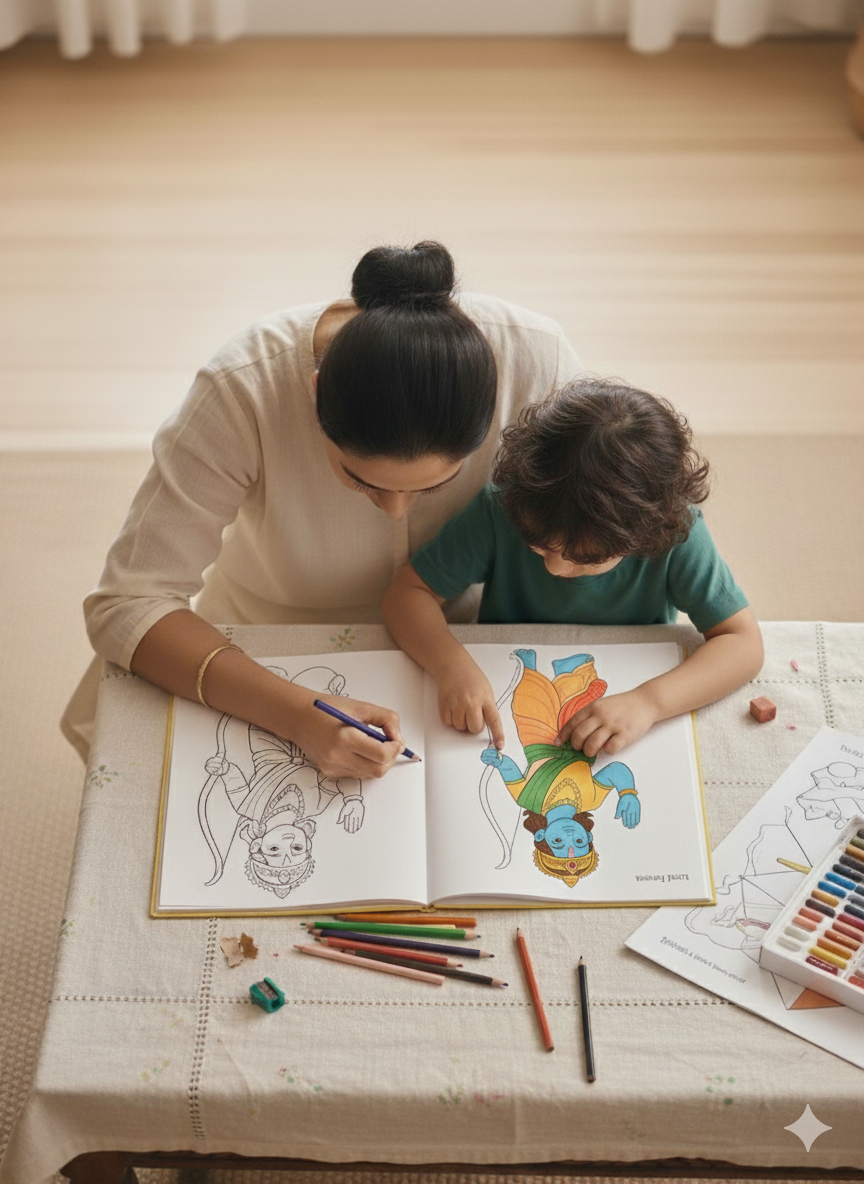 Coloring Book - Hindu Gods