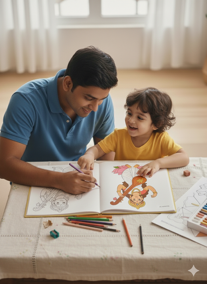 Coloring Book - Hindu Gods