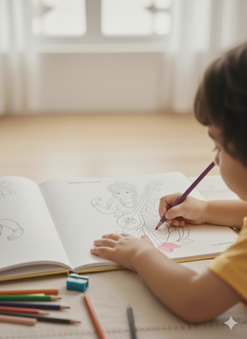 Coloring Book - Hindu Gods