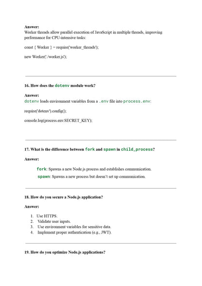 Node.js Mastery