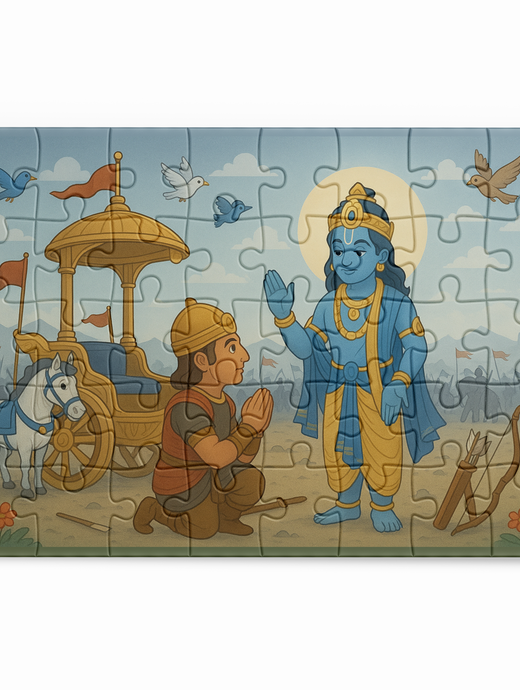 Krishna and Arjuna