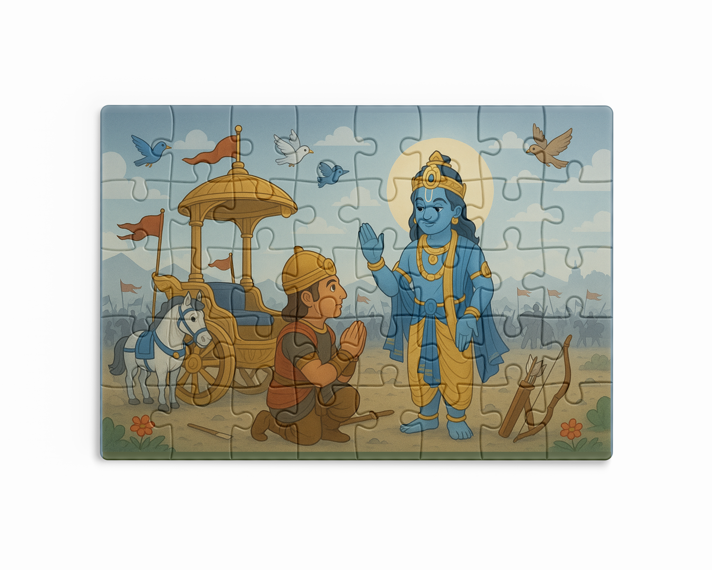 Krishna and Arjuna