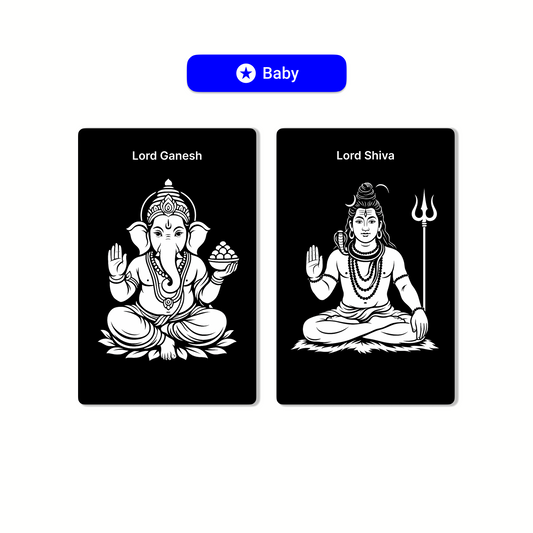 Hindu Gods - High Contrast - Babies