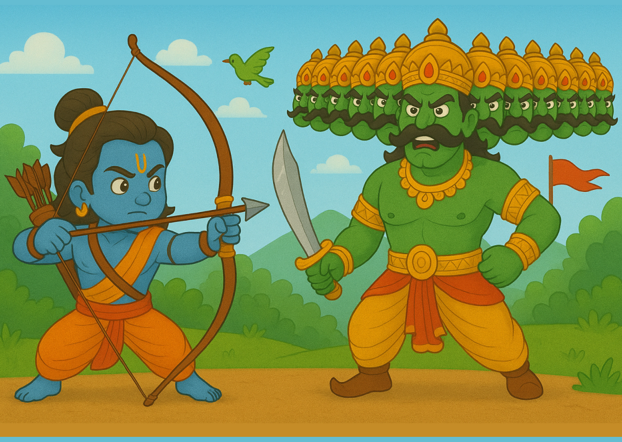 Rama vs Ravana Puzzle